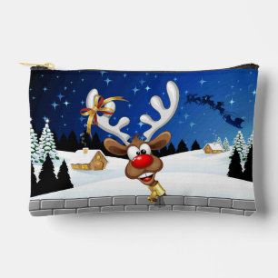 Grappig rendier gluurt Kerstmis meme Etui