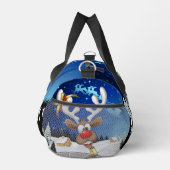 Grappig rendier gluurt Kerstmis meme Plunjezak (Rechts)