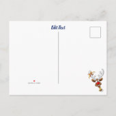 Grappig rendier gluurt Kerstmis meme Uitnodiging Briefkaart (Achterkant)
