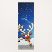 Grappig rendier gluurt Kerstmis meme Yogamat (Voorkant)