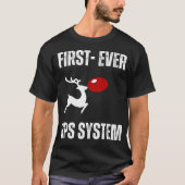 Grappig rendier GPS systeem T-shirt (Voorkant)