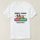 Grappig rendier niet klaar voor kerst t-shirt (Design voorkant)