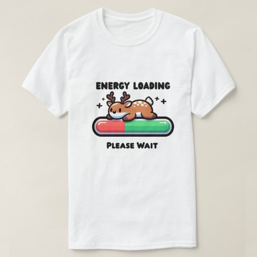 Grappig rendier niet klaar voor kerst t-shirt (Design voorkant)