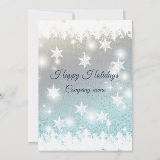 Grappig rendier Santa Kerstmis bedrijfsfeest Kaart (Achterkant)