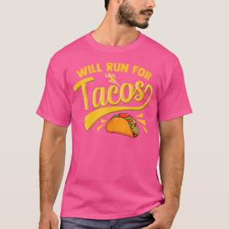 Grappig Rennen Renner Mexicaans Eten Taco Zal Renn T-shirt