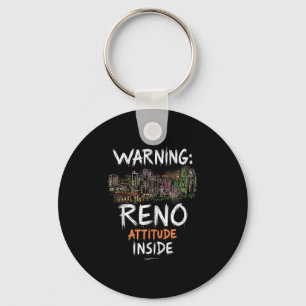 Grappig Reno Nevada Night Skyline Tanktop_2 Sleutelhanger