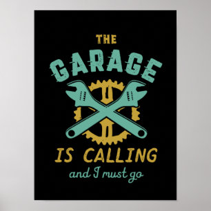 Grappig  reparatiemechanisme poster