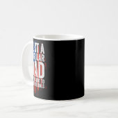 Grappig Republikeins vadersdaggeschenk-voor papa Koffiemok (Voorkant links)