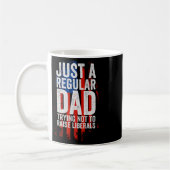 Grappig Republikeins vadersdaggeschenk-voor papa Koffiemok (Links)