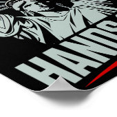 Grappig Resist Handsoff USA Poster (Hoek)