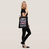 Grappig respect Mijn Trans Homies Gay Pride Maand  Tote Bag (Op model)