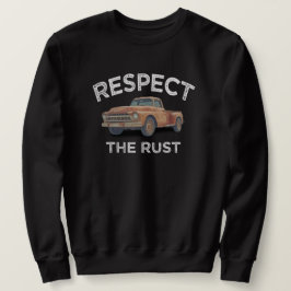 grappig RESPECT THE RUST Pick-up Truck Vader Grap Trui