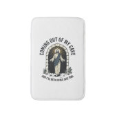 Grappig Resurrection Cave Citaat Vintage Gravure D Badmat (Voorkant Verticaal)