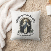 Grappig Resurrection Cave Citaat Vintage Gravure D Kussen (Deken)