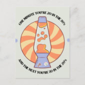 Grappig Retro 70's  Briefkaart (Voorkant)