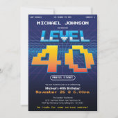 Grappig Retro 80s 40e verjaardagsfeestje Kaart (Voorkant)