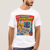 Grappig Retro AI T-shirt Train je eigen AI Overlor (Voorkant)
