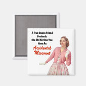 Grappig Retro  Bunco Magneet (Voorkant / Achterkant)