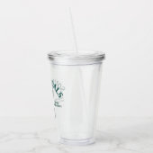 Grappig Retro Cocktailparty Ontwerp Acryl Drinkbeker (Links)