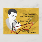 Grappig Retro Dad Koffie Briefkaart (Voorkant)