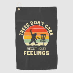 Grappig Retro Disc Golf ontwerp   Frisbee-liefhebb Golfhanddoek
