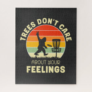 Grappig Retro Disc Golf ontwerp Frisbee-liefhebb Legpuzzel