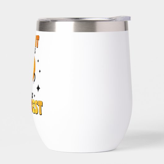 Grappig Retro Donut motivatie Quote (Links)