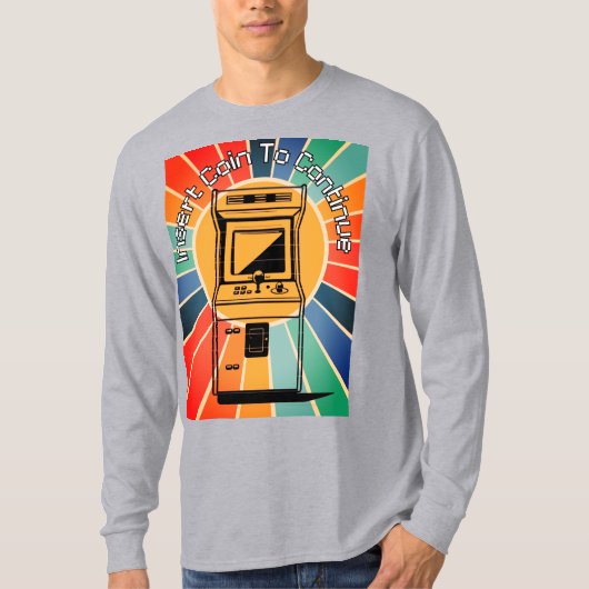 Grappig Retro Gaming T-shirt (Voorkant)