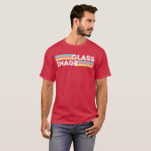 Grappig Retro Glas Afbeelding T-shirt (Voorkant volledig)