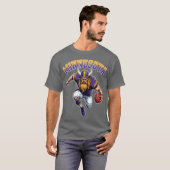 Grappig Retro Graphic Minnesota achternaam GameDay T-shirt (Voorkant volledig)