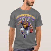 Grappig Retro Graphic Minnesota achternaam GameDay T-shirt (Voorkant)