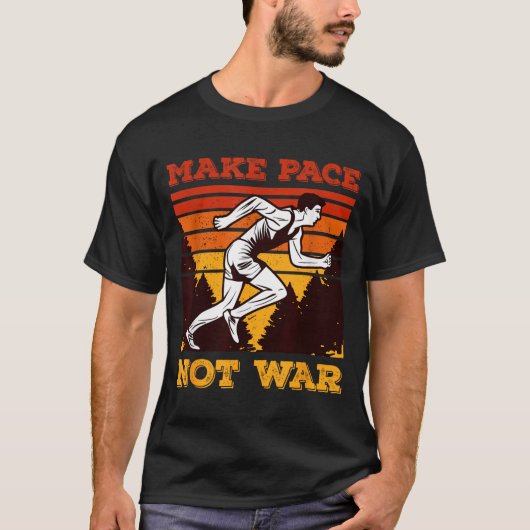 Grappig Retro Hardloper Hardloop Citaat Geschenk - T-shirt (Voorkant)