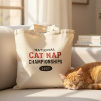 Grappig Retro Katten Slaap Kampioenschap Humor Nie