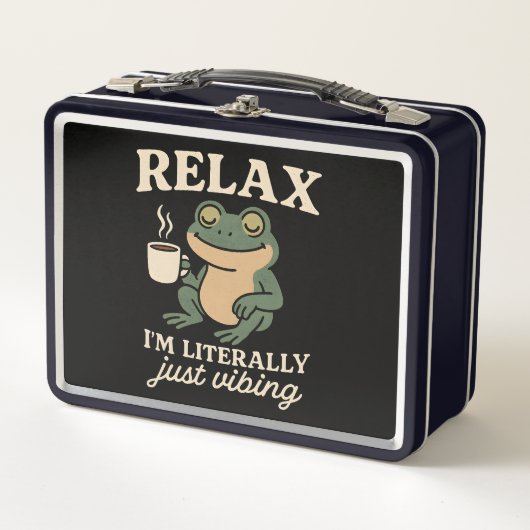 Grappig Retro Kikker Trillende Aesthetic Meme T-Sh (Voorkant)