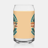 Grappig retro kip kont grap ontwerp blikvorm glas (Links)