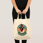 Grappig retro kip kont grap ontwerp tote bag (Voorkant (product))