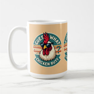 Grappig Retro Kippenkont Grappen Design Koffiemok