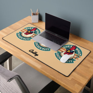 Grappig Retro Kippenkont Grappenontwerp Bureaumat