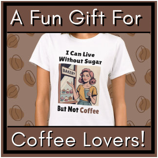 Grappig Retro Koffieliefhebber Lage Koolhydraten K T-shirt