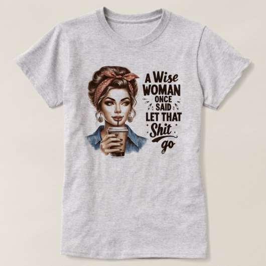 Grappig Retro Meisjes T-Shirt – Sassy & Geestige V (Design voorkant)