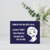 Grappig Retro Mom Briefkaart (Staand voorkant)