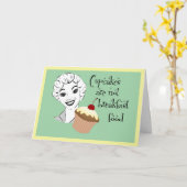 Grappig Retro Mom Gezegde Wenskaart Kaart (Gele Bloem)