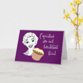 Grappig Retro Mom Gezegde Wenskaart Kaart (Gele Bloem)