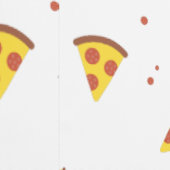 Grappig Retro Pepperoni Pizza Minimalistisch Patro Behang (Zoom)