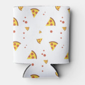 Grappig Retro Pepperoni Pizza Minimalistisch Patro Blikjeskoeler (Voorkant)
