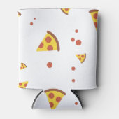 Grappig Retro Pepperoni Pizza Minimalistisch Patro Blikjeskoeler (Voorkant)