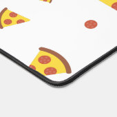 Grappig Retro Pepperoni Pizza Minimalistisch Patro Bureaumat (Hoek)