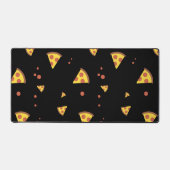 Grappig Retro Pepperoni Pizza Minimalistisch Patro Bureaumat (Voorkant)