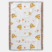 Grappig Retro Pepperoni Pizza Minimalistisch Patro Deken (Voorkant Verticaal)