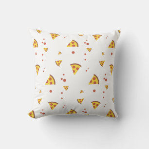 Grappig Retro Pepperoni Pizza Minimalistisch Patro Kussen